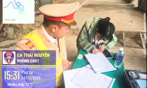 Nữ TikToker lái xe tải nổi tiếng bị CSGT xử phạt