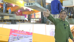 Đại gia Đường 'bia' lắp đặt thử nghiệm 20m đường sắt chỉ trong 2 tiếng