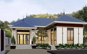 Những mẫu nhà mái Nhật 1 tầng đơn giản, hiện đại 2026 