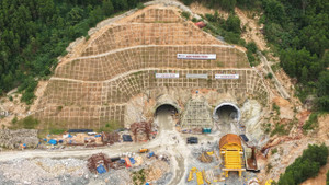 Trên công trường đường hầm dài nhất cao tốc Khánh Hòa – Buôn Ma Thuột