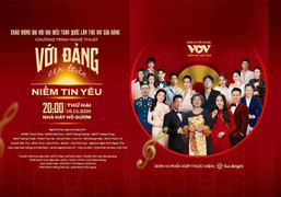 Các ca khúc đi cùng năm tháng trong chương trình Với Đảng vẹn toàn niềm tin yêu