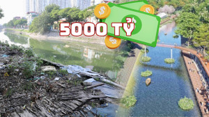 'Bơm' gần 5000 tỷ đồng vào dự án sông Tô Lịch, người dân mong chờ diện mạo mới