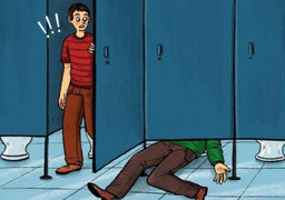 Tại sao cánh cửa nhà vệ sinh công cộng luôn có khe hở?