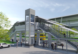 TP.HCM lắp 8 thang máy cầu vượt bộ hành Metro số 1