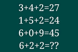 Bạn có đủ thông minh để giải câu đố Toán học 'ngược đời' này?