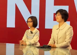 Cô bé 9 tuổi đứng trước ống kính VTV, dẫn bản tin tiếng Anh 'chuẩn' biên tập viên