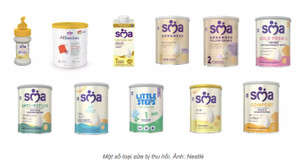 Nestlé thu hồi một số lô sữa dành cho trẻ em ở 25 nước