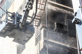 Hiện trường vụ cháy nhà ở Hà Nội khiến 2 người thiệt mạng