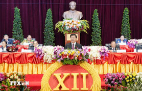 Ông Thongloun Sisoulith tái đắc cử Tổng Bí thư Đảng Nhân dân Cách mạng Lào