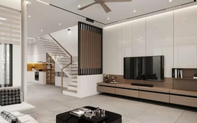 Những mẫu vách ngăn phòng khách và bếp độc đáo