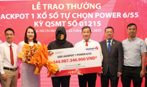 Vietlott chi hơn 5.300 tỷ đồng trả tiền trúng thưởng trong năm 2025