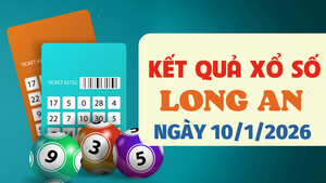 Trực tiếp kết quả xổ số Long An hôm nay 10/1/2026 - XSLA 10/1