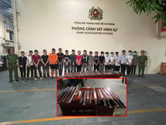 Công an TP.HCM tạm giữ 19 thanh thiếu niên hỗn chiến, gây náo loạn đường phố