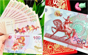 Trước thềm Tết Bính Ngọ, tiền lì xì linh vật ngựa ngập chợ mạng