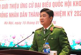 Công an Hà Nội giới thiệu Phó Giám đốc Dương Đức Hải ứng cử ĐBQH khóa XVI