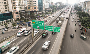 Đường thông thoáng khi Hà Nội cấm xe tải từ 2 tấn vào nội đô ban ngày