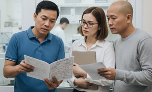 Giật mình với tờ xét nghiệm 'khoanh đỏ' của người U40