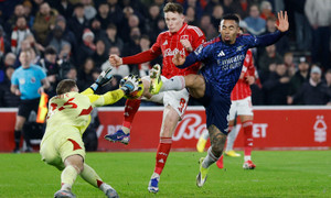 Video kết quả Nottingham Forest vs Arsenal: Phung phí cơ hội