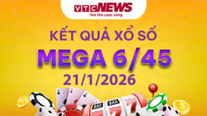 Vietlott 21/1 - Kết quả xổ số Vietlott hôm nay 21/1/2026 - Xổ số Mega 6/45