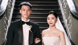 Nhan sắc người mẫu xinh đẹp là vợ cầu thủ U23 Nguyễn Thanh Nhàn