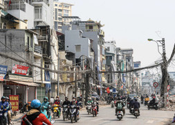 Hà Nội cấm ô tô chiều La Thành - Voi Phục để thi công đường Vành đai 1