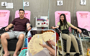 Vợ chồng trẻ 'dắt tay' cùng hiến máu, 17 lần hiến trong hơn 2 năm