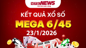 Vietlott 23/1 - Kết quả xổ số Vietlott hôm nay 23/1/2026 - Xổ số Mega 6/45