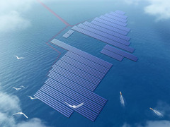 Trang trại điện mặt trời ngoài khơi lớn nhất thế giới ở Trung Quốc