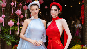 Top 2 Miss Cosmo 2025 tập gói bánh chưng, lần đầu trải nghiệm không khí đón Tết