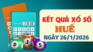 Trực tiếp kết quả xổ số Huế hôm nay 26/1/2026 - XSTTH 26/1