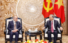 Tổng Bí thư Tô Lâm tiếp Đoàn đại biểu Đảng Azerbaijan Mới