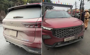 Tài xế ô tô để bùn đất che lấp biển số bị phạt 23 triệu đồng