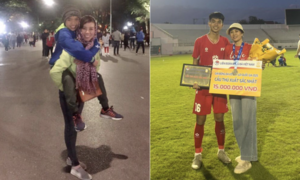 Em út U23 Việt Nam xúc động nhớ ngày mẹ ở trọ, làm thuê nuôi con học bóng đá