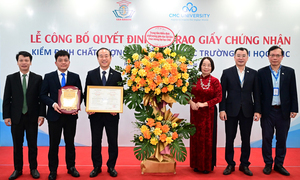 Trường Đại học CMC đạt chứng nhận kiểm định chất lượng cơ sở giáo dục đại học