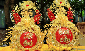 Dừa dát vàng, dừa bonsai linh vật ngựa 'cháy hàng' mùa Tết