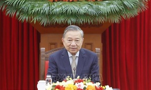 Tổng Bí thư Tô Lâm điện đàm với Tổng thống Hàn Quốc Lee Jae-myung 