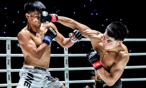 Cao thủ gốc Việt đấm như máy, chỉ 59 giây hạ gục võ sĩ 3 lần vô địch SEA Games