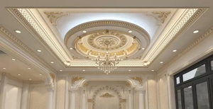 Những mẫu trần thạch cao phòng khách được ưa chuộng năm 2026 