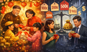 Lì xì Tết: Trao lộc hay đang âm thầm 'định giá' nhau bằng tiền?