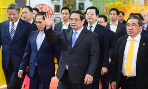 Thủ tướng Phạm Minh Chính dự lễ khai mạc Hội chợ Mùa Xuân 2026