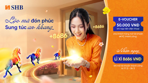 Khởi đầu năm mới, rinh lộc lớn từ SHB với tổng giá trị quà tặng hơn 4,5 tỷ đồng