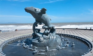 Cận cảnh công trình tượng cá Ông hơn 50 tỷ đồng tại TP.HCM