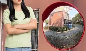 Tai nạn hàng loạt do người phụ nữ tự ý chỉnh gương cầu lồi cho hợp phong thủy