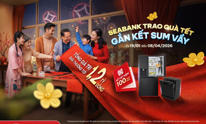 SeABank dành 1,2 tỷ đồng tri ân khách hàng dịp Tết và kỷ niệm 32 năm thành lập