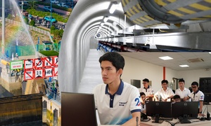 Bên trong cống ngăn triều của dự án 10.000 tỷ ở TP.HCM