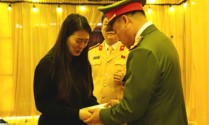 Xúc động lời tiễn biệt của đồng đội gửi Trung tá CSGT hy sinh khi làm nhiệm vụ