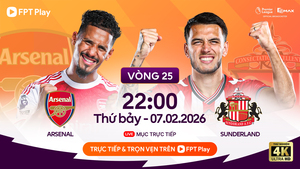 Cập nhật Ngoại Hạng Anh hôm nay: Kết quả Arsenal vs Sunderland vòng 25