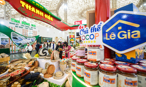 Bán đúng giá, minh bạch, hàng OCOP tại hội chợ Mùa Xuân hút khách