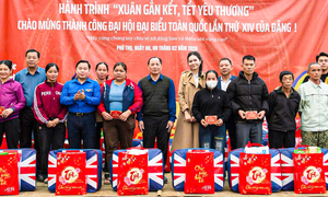 3.000 suất quà Xuân gắn kết yêu thương tới người dân miền núi phía Bắc
