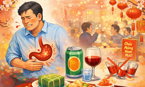 3 nguyên tắc 'vàng' khi uống rượu bia ngày Tết cho người viêm loét dạ dày